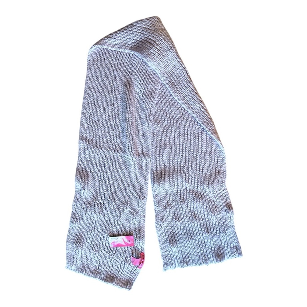 Betsey Johnson Pearl Jam Pastel Orchid Scarf - Picture 6 of 7